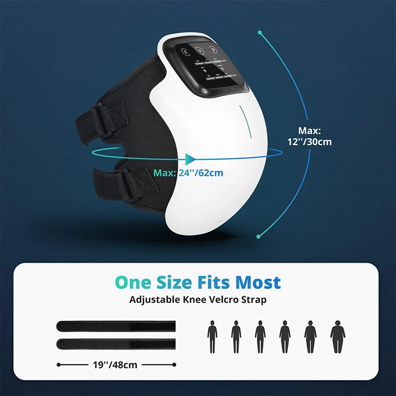 KneeRelief™ Wireless Heating Massage Pad