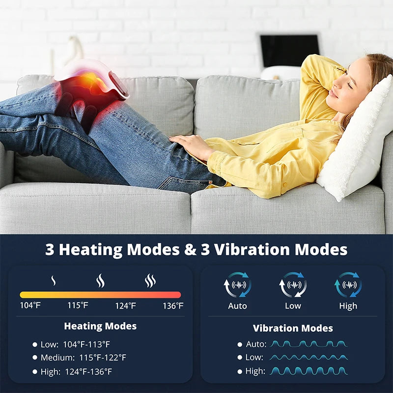 KneeRelief™ Wireless Heating Massage Pad