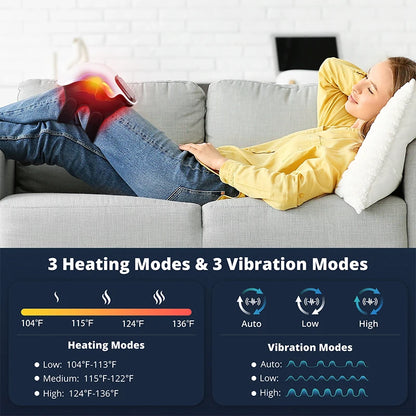 KneeRelief™ Wireless Heating Massage Pad